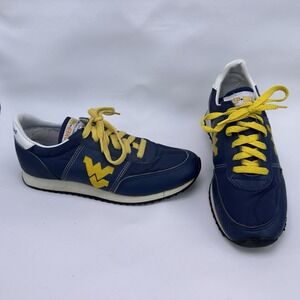 WVU Mountaineers Prep-Bilt Shoes by Southport 80s Vintage Size 7.5